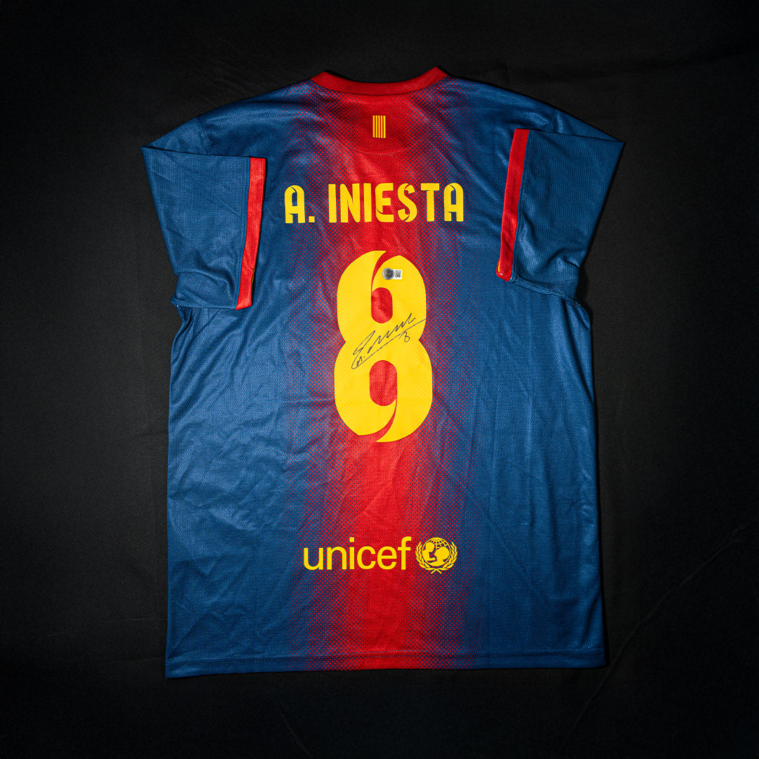 Jersey Firmado Andres Iniesta - FC Barcelona